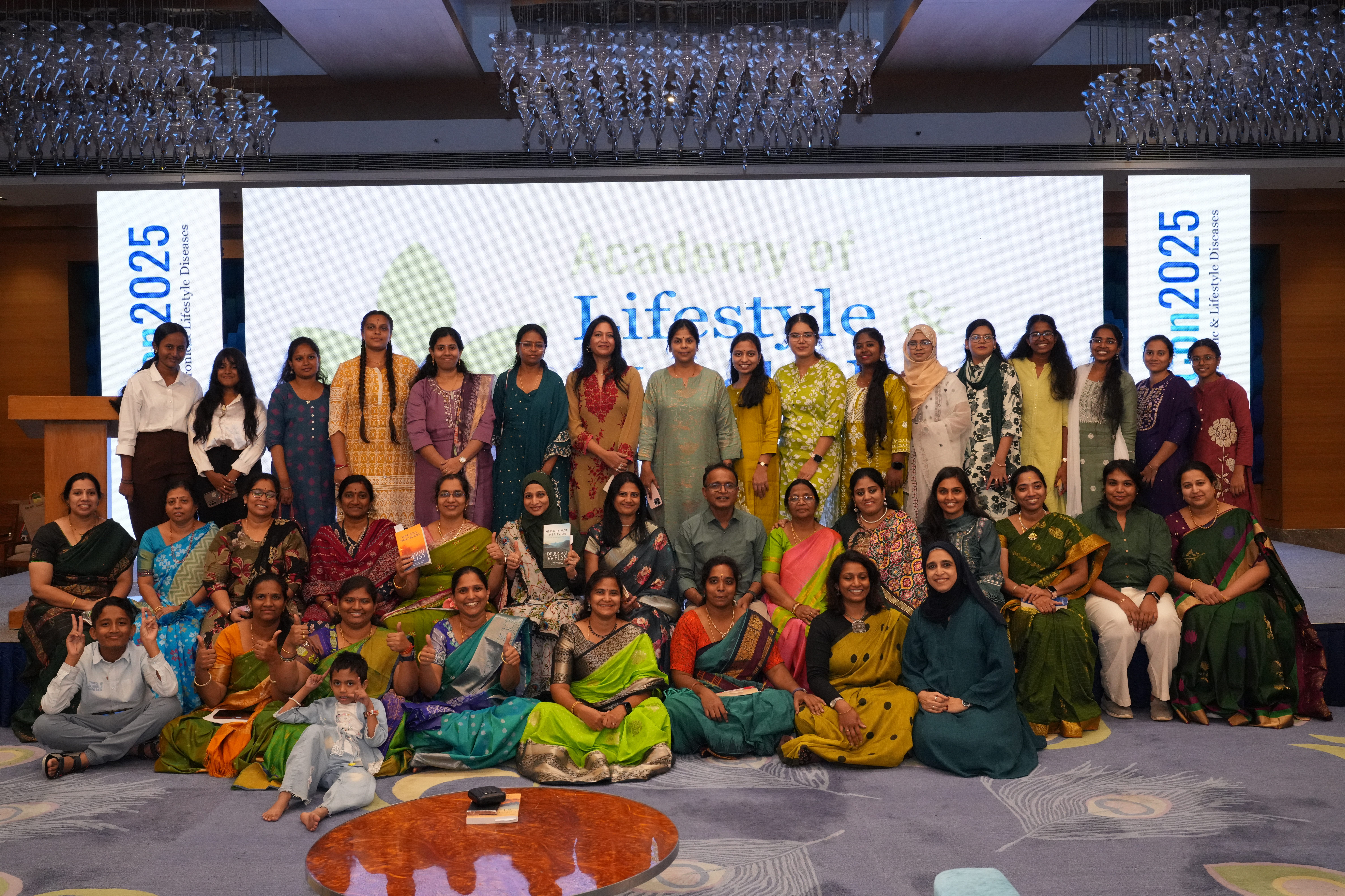 Seated with 35+ senior ALSM clinical coaches and scholars at HolistiCon 2025